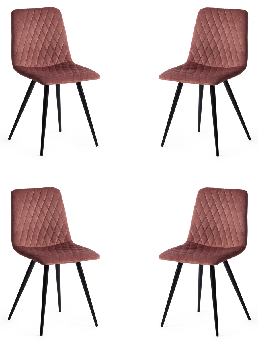 

Стул TetChair CHILLY X (mod. 7096-1), коралловый/черный, CHILLY X (mod. 7096-1)