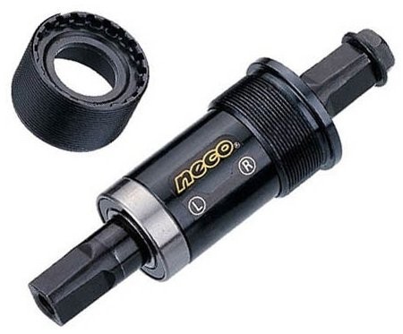 

Каретка Neco B910HAL 68х116 mm 2 промподшипника на квадрат, Черный