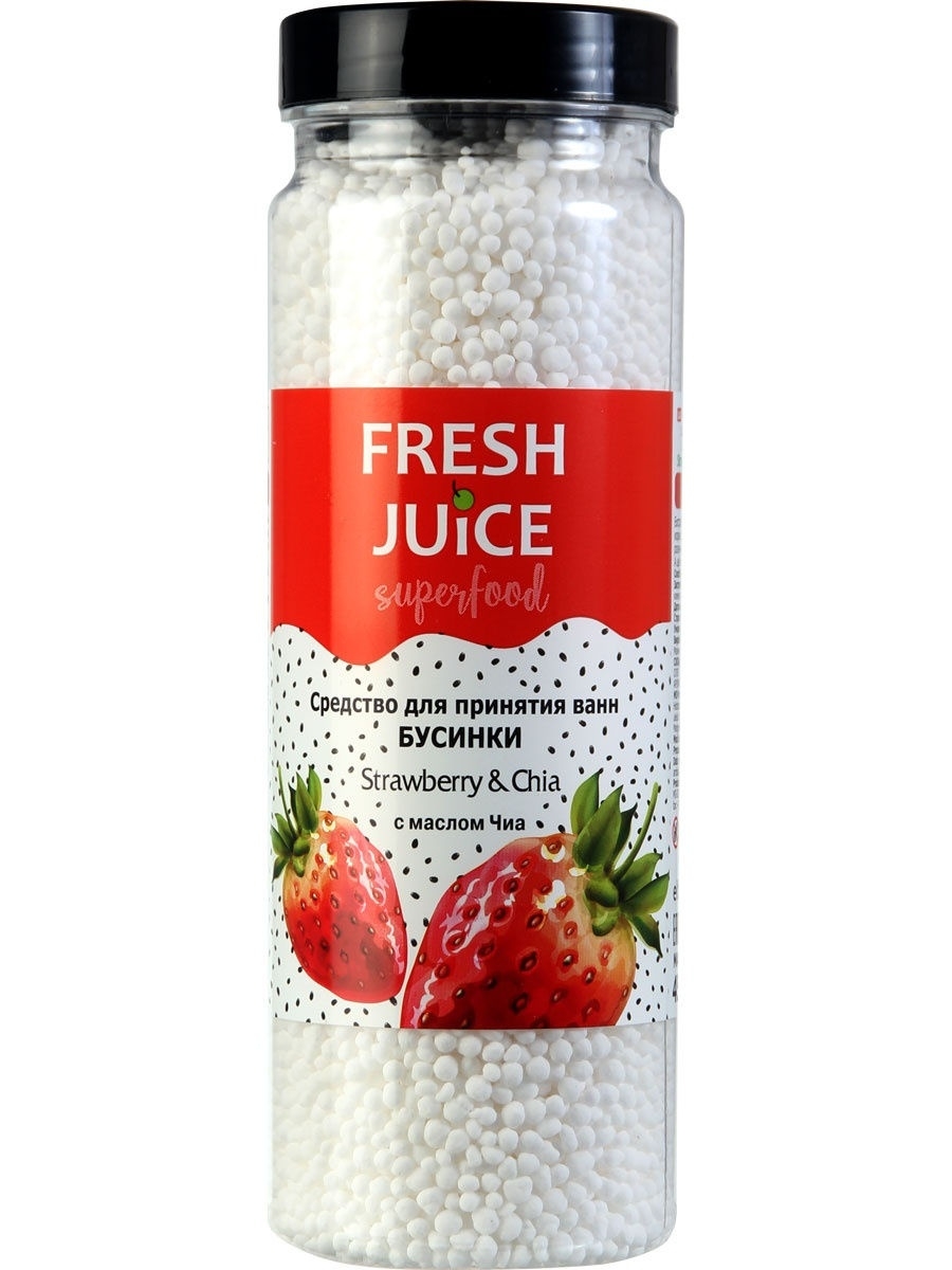 Средство для ванн Fresh Juice Superfood Strawberry & Chia 450г