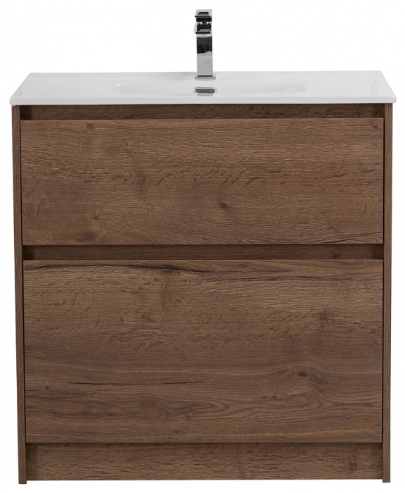 

Тумба с раковиной BelBagno Kraft 39-80-PIA Rovere Tabacco, Коричневый, Kraft