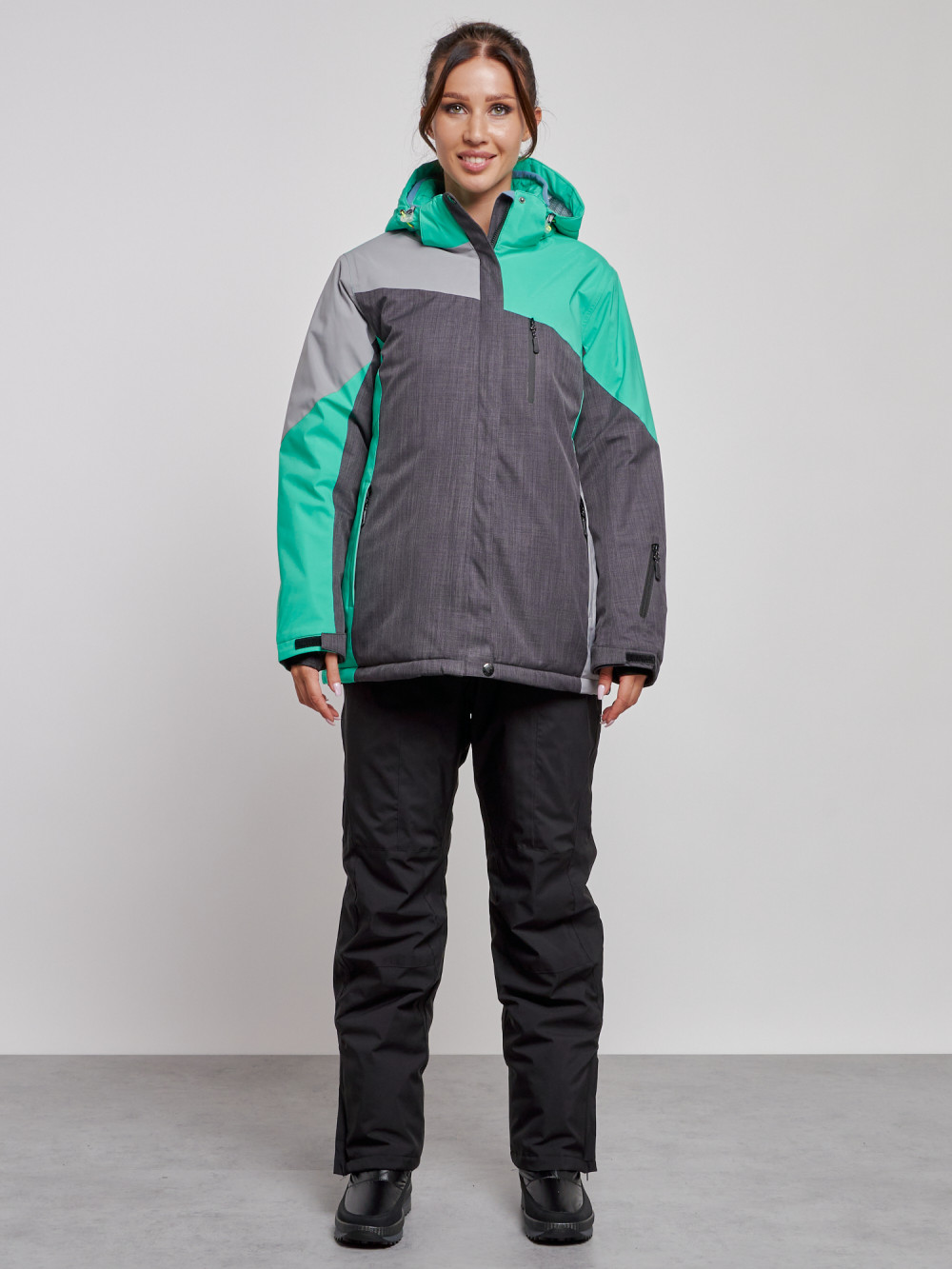 

Горнолыжный костюм женский MTFORCE 03963Z, 52, Green, Зеленый, 03963