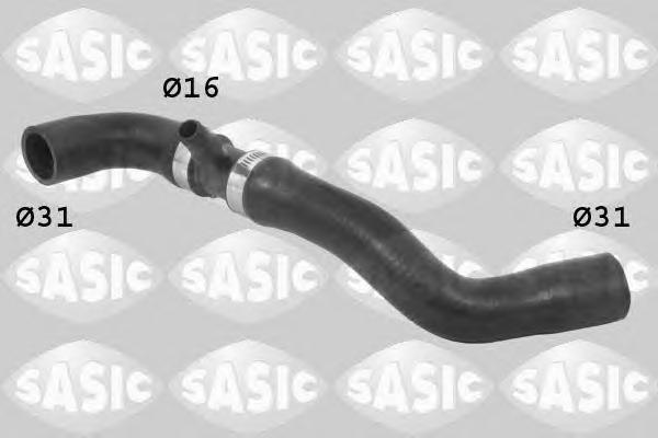 

Патрубок радиатора Sasic 3400009