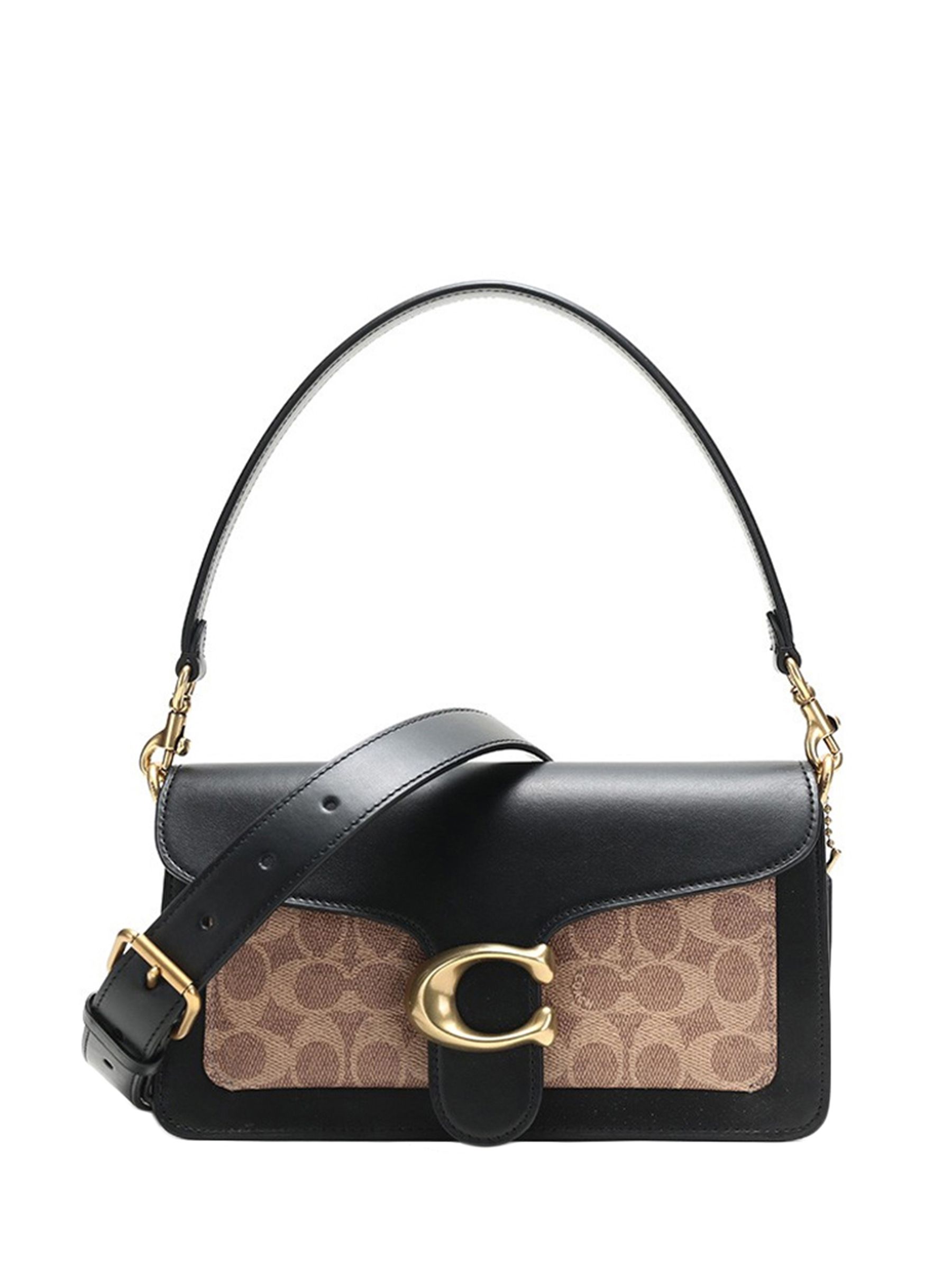 

Сумка женская Coach Tabby Shoulder_CH0091 черная, Бежевый, Tabby Shoulder_CH0091