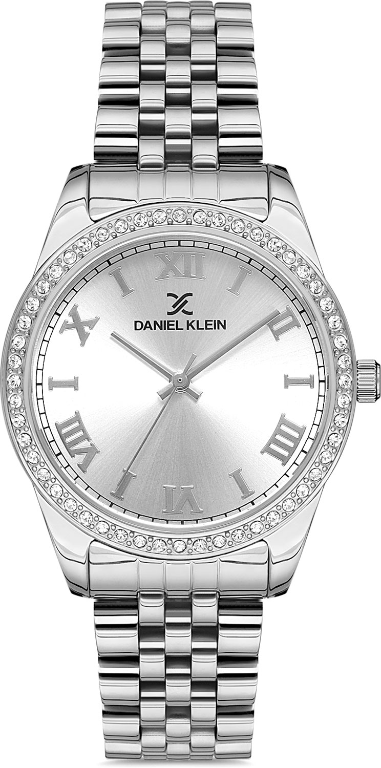 фото Наручные часы женские daniel klein dk.1.12909-1 серебристые