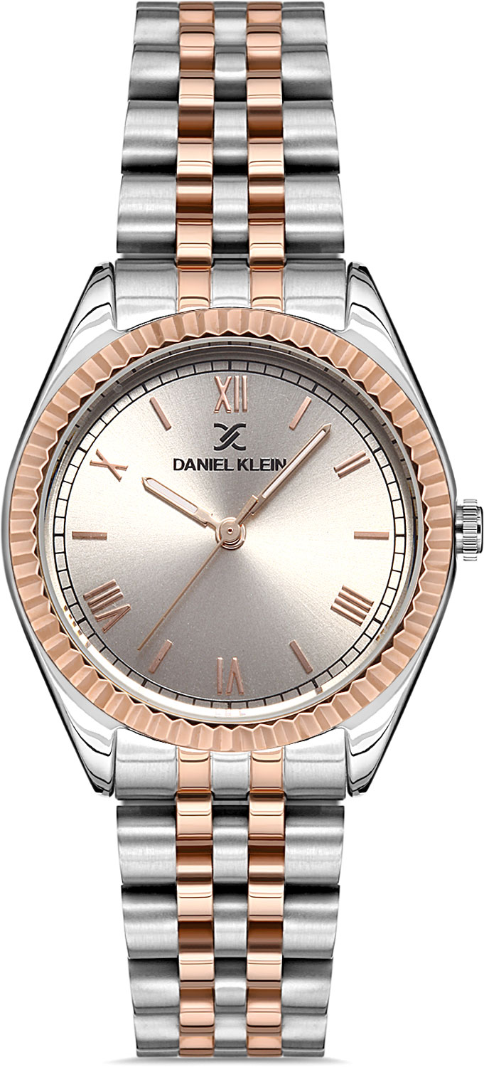 Наручные часы женские Daniel Klein DK.1.12903-5 серебристые/золотистые