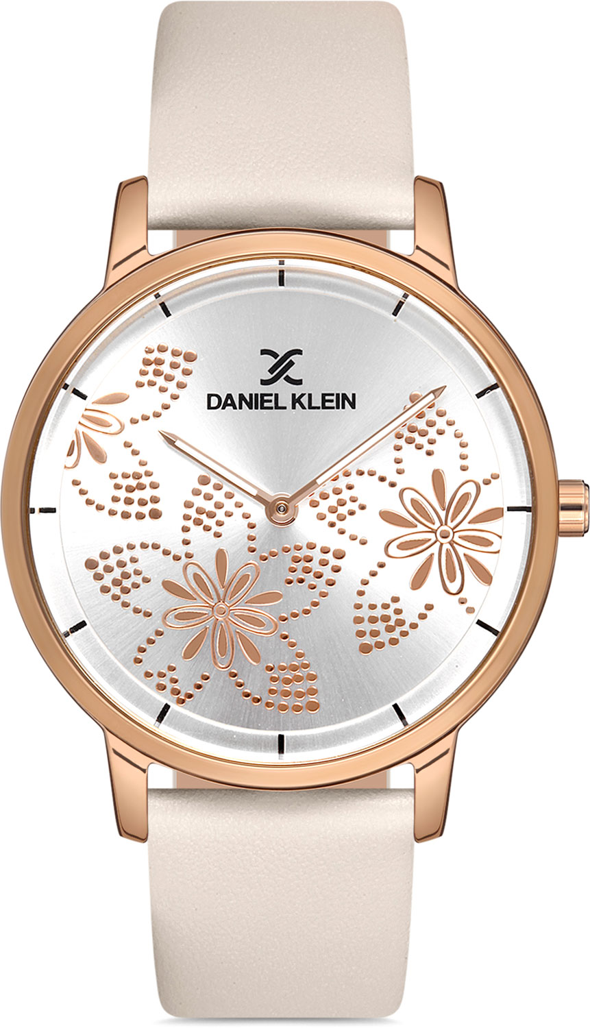 фото Наручные часы женские daniel klein dk.1.12896-3 бежевые