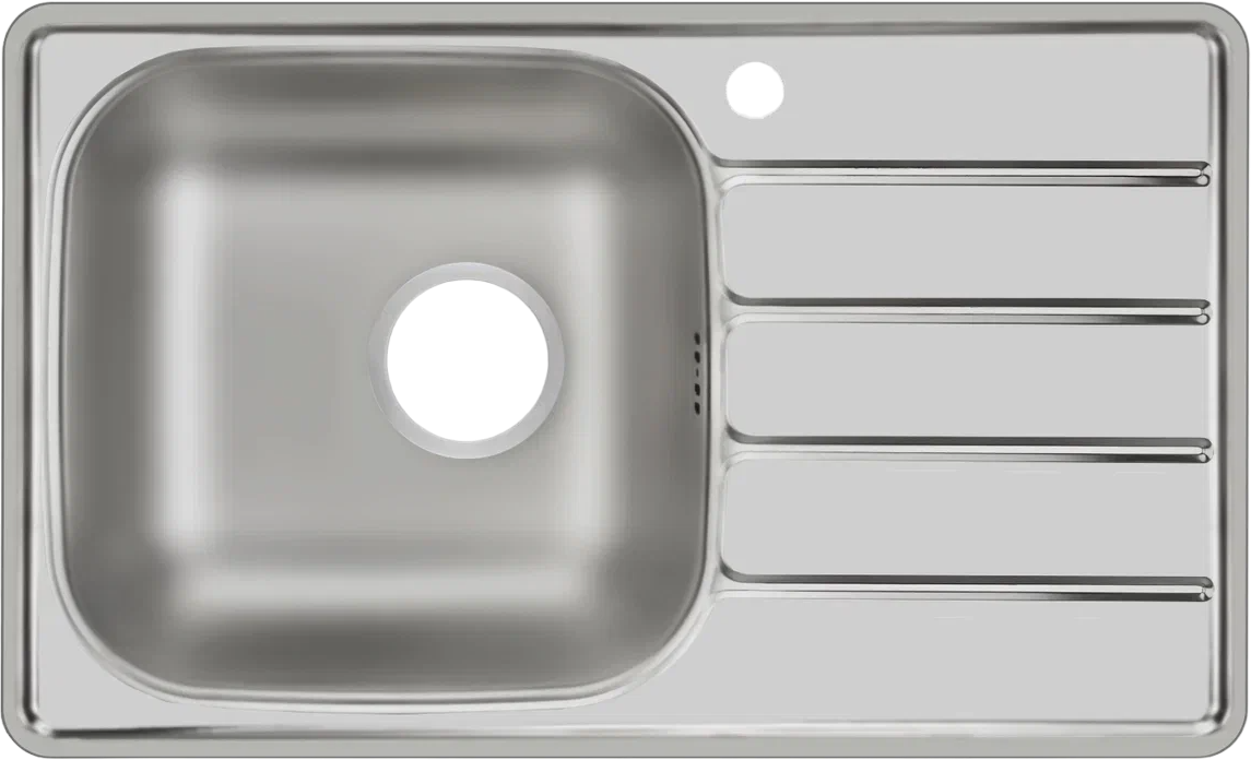 

Мойка кухонная Domaci Равенна Rand DGR 780*480 (6) L2TG L, Серебристый, Равенна Rand DGR 780*480 (6) L2TG L