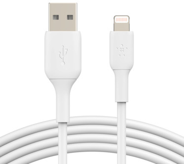 фото Кабель belkin lightning - usb-a , 3m, белый (caa001bt3mwh)