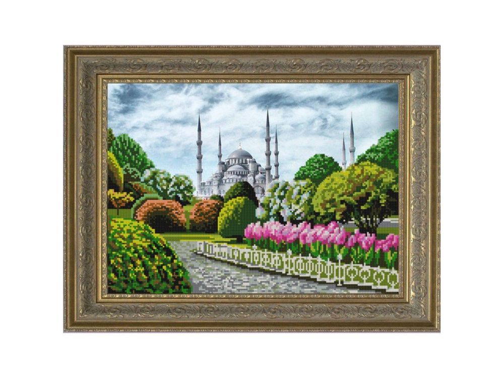 

Рисунок на ткани Голубая мечеть