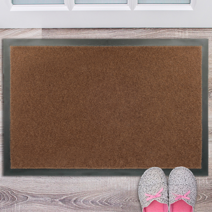 

Коврик придверный Blabar универсальный 50х80 см коричневый влаговпитывающий, Tuff