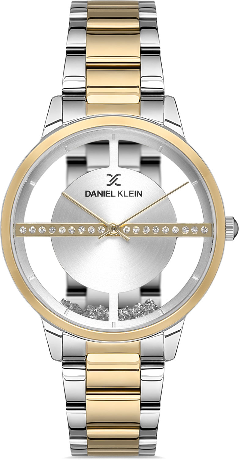 

Наручные часы женские Daniel Klein DK.1.12964-3 серебристые/золотистые, DK.1.12964-3