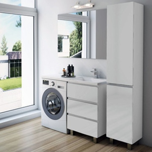 

Мебель для ванной Эстет Dallas Luxe 110 R напольная, 3 ящика, Dallas Luxe 110 R напольная, 3 ящика