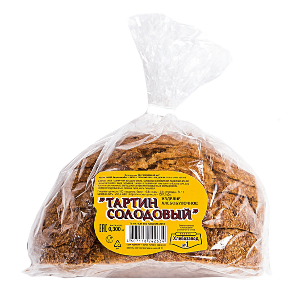 

Хлеб Хлебозавод №1 Тартин пшеничный в нарезке 300 г
