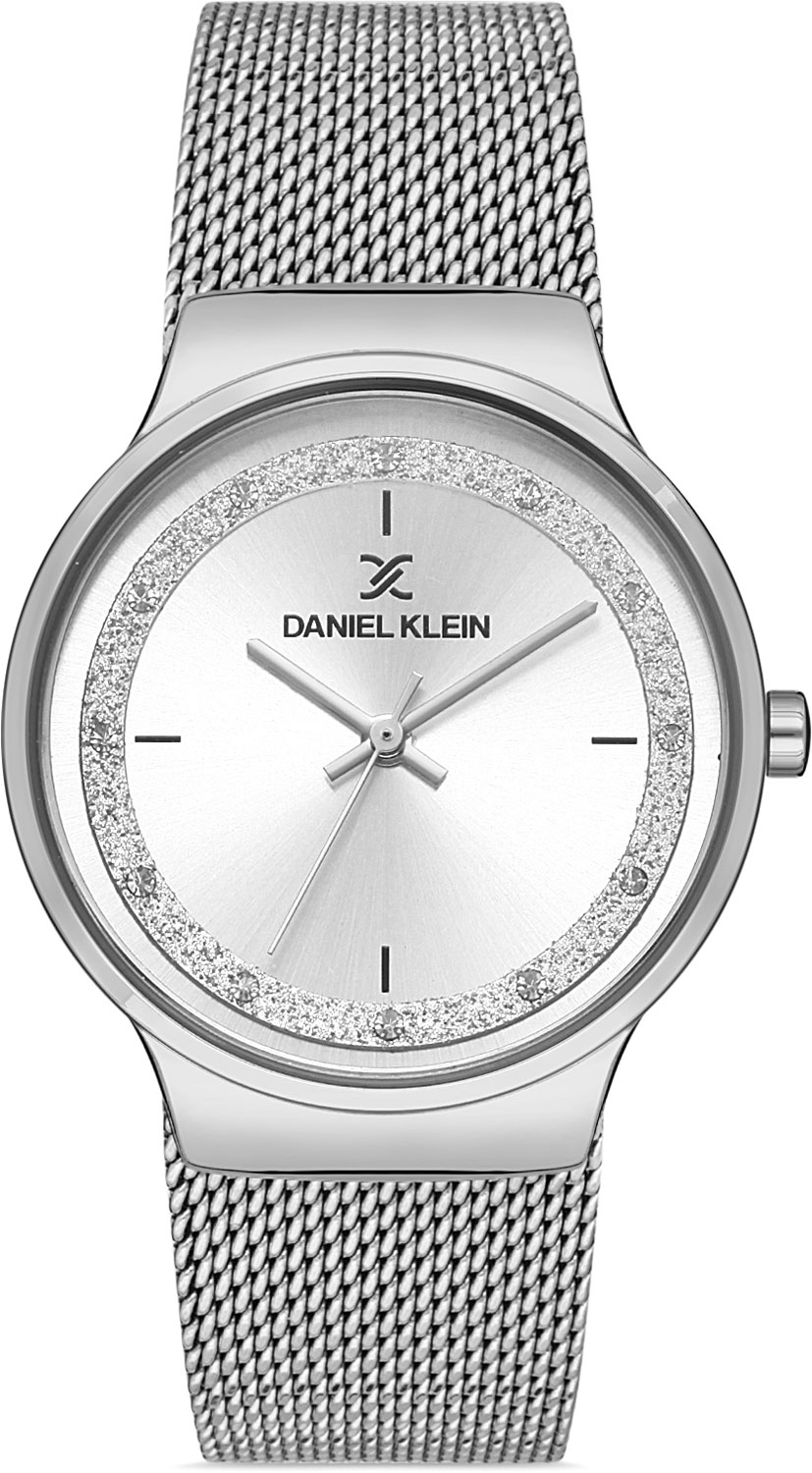 фото Наручные часы женские daniel klein dk.1.12928-1 серебристые