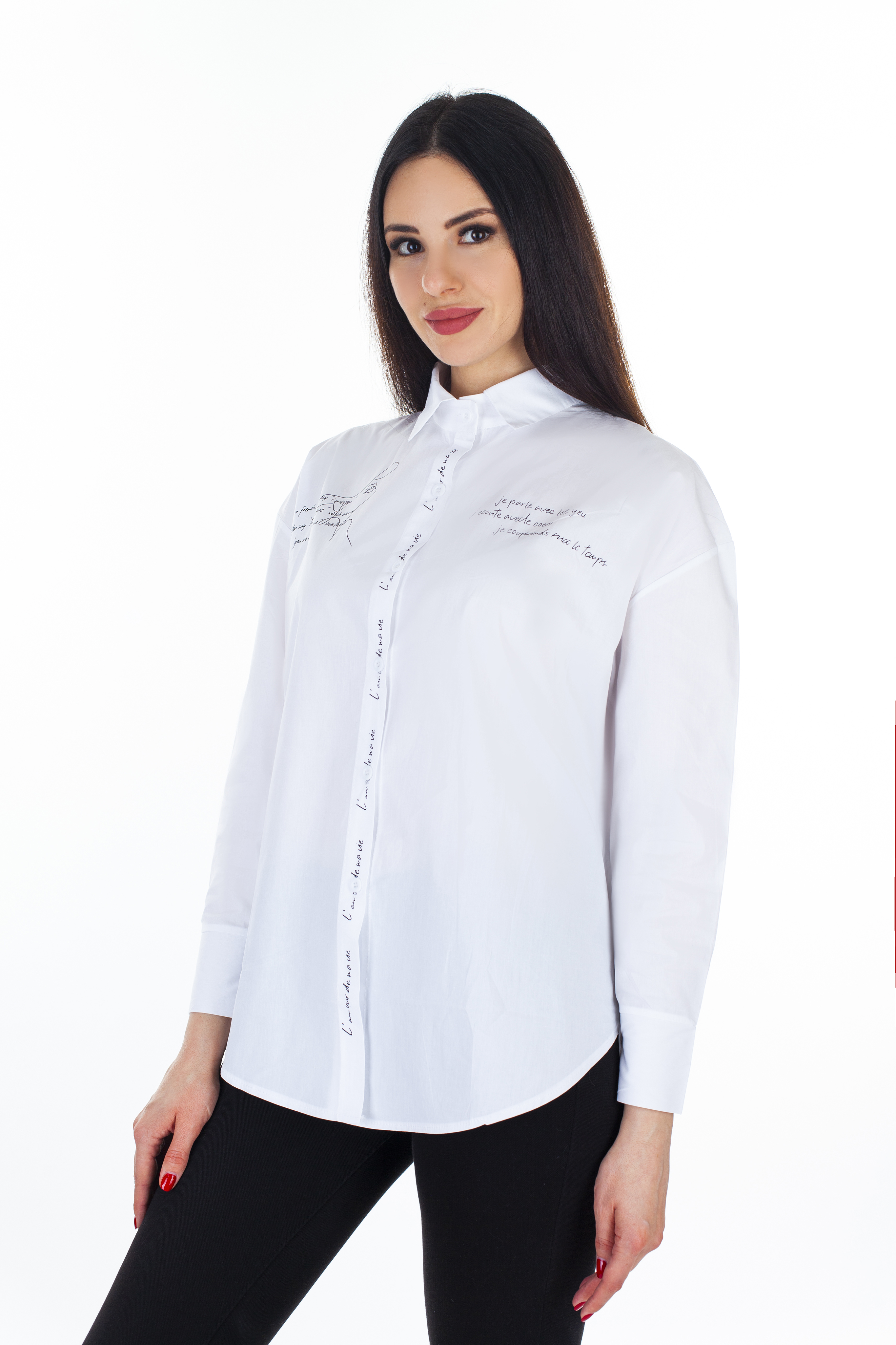 

Рубашка женская S-Family 270-333-Ж-86-1/ белая 56 RU, 270-333-Ж-86-1/