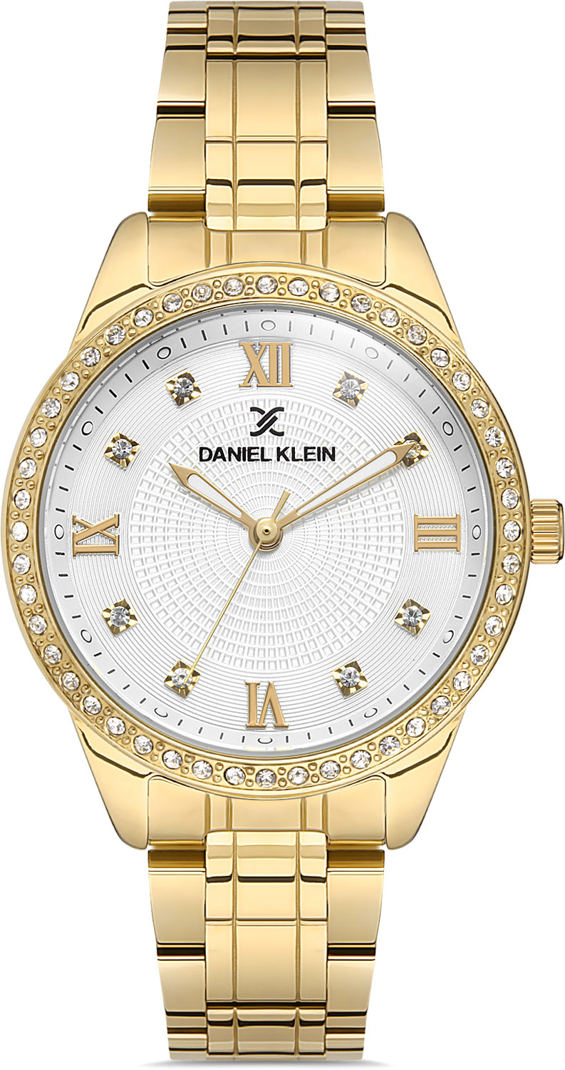 фото Наручные часы женские daniel klein dk.1.12906-3 золотистые