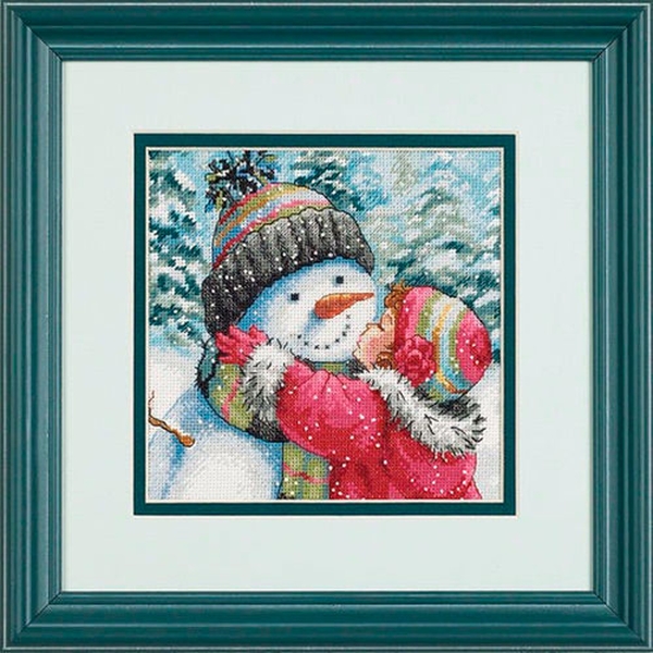 

Поцелуй для снеговика, 15х15 см
