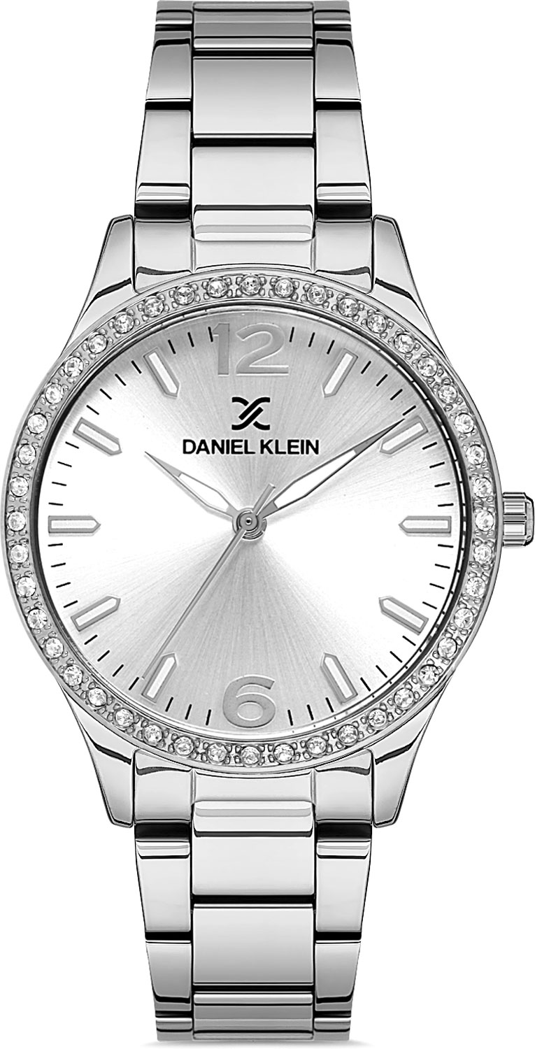 фото Наручные часы женские daniel klein dk.1.12898-1 серебристые