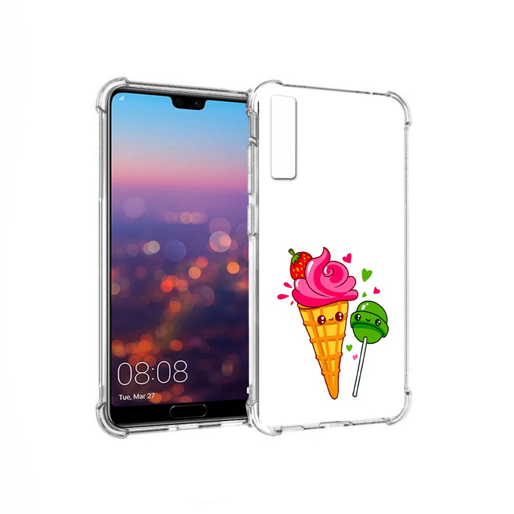 

Чехол MyPads Tocco для Huawei P20 Pro Вкусняшки (PT108144.28.45), Прозрачный, Tocco