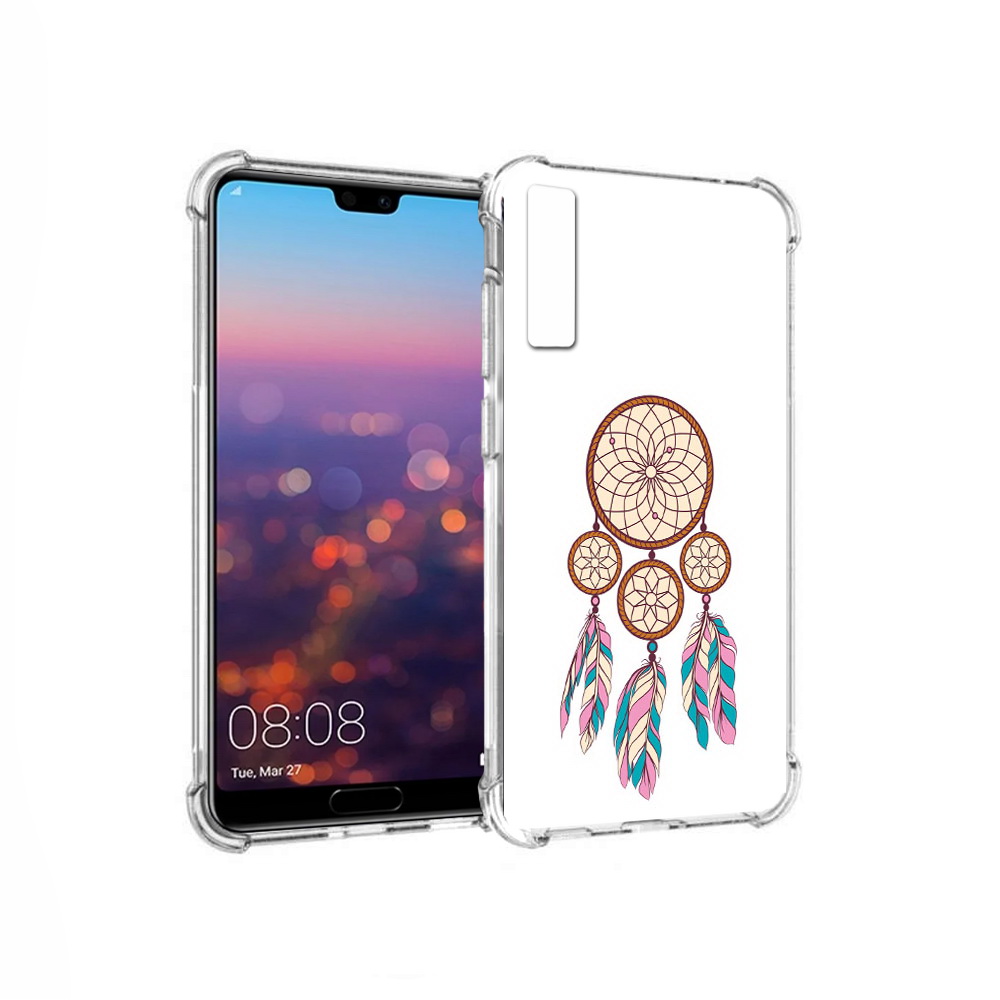 

Чехол MyPads Tocco для Huawei P20 Pro ловец снов бежевый (PT108144.28.442), Прозрачный, Tocco