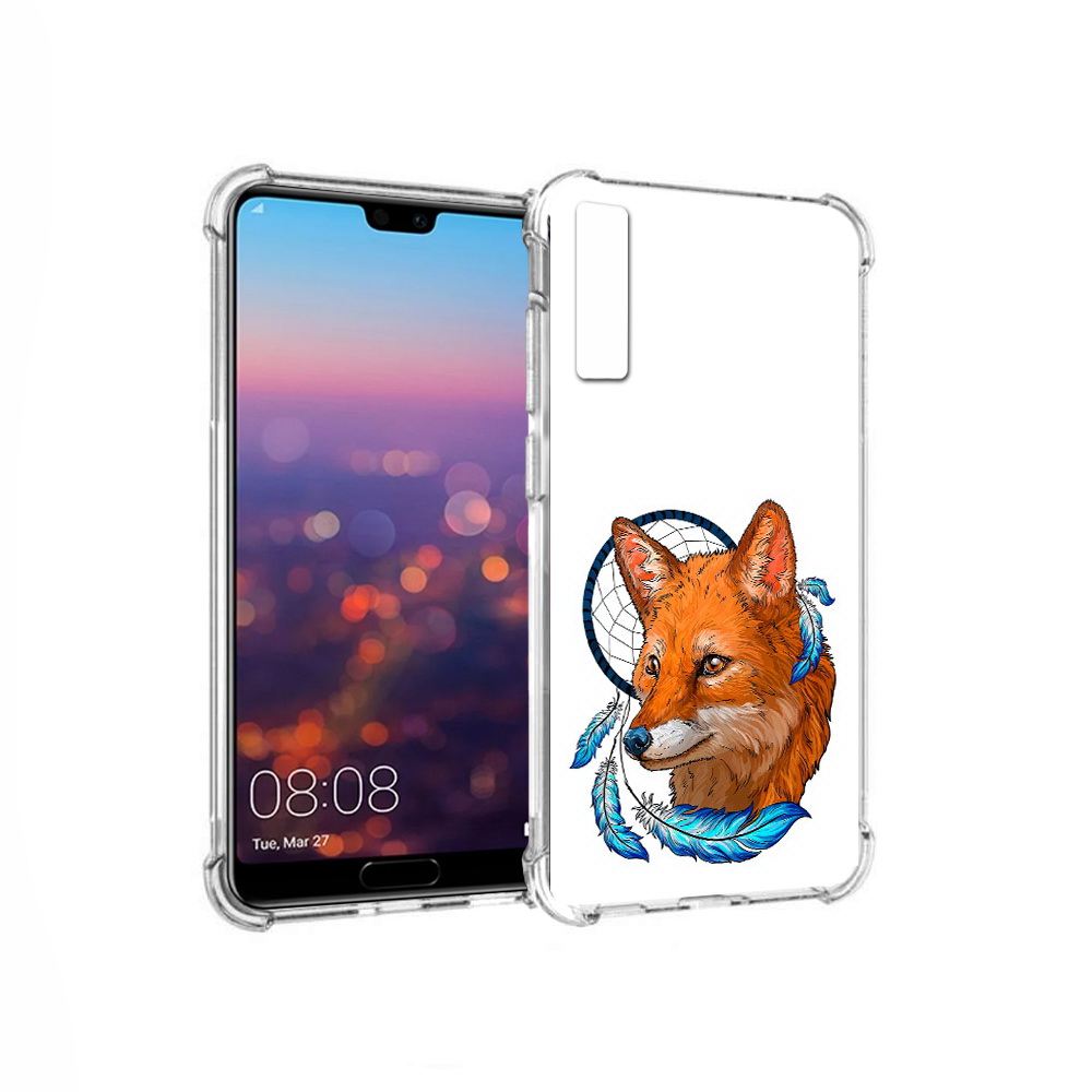 

Чехол MyPads Tocco для Huawei P20 Pro лиса и ловец снов (PT108144.28.438), Прозрачный, Tocco