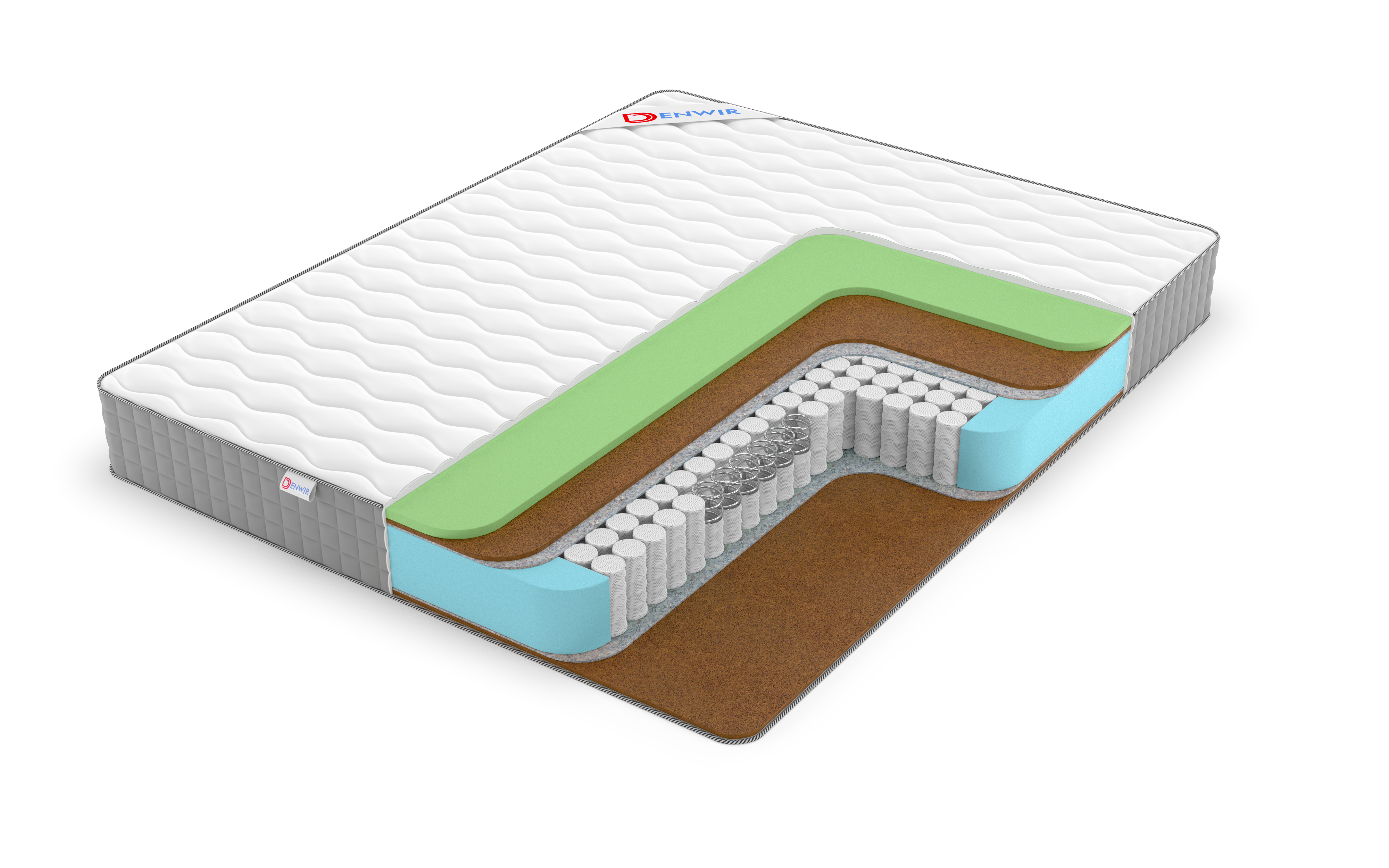 

Матрас пружинный Denwir BEST MIDDLE FOAM HARD TFK 155х200, 19 см, Белый, BEST MIDDLE FOAM HARD TFK