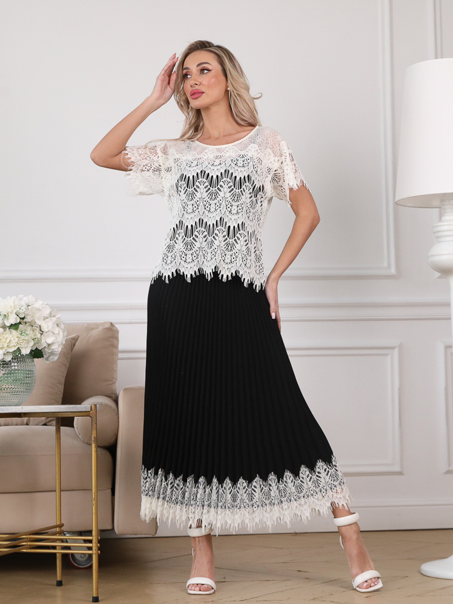 

Платье женское Wisell П3-3740 черное 44 RU, Черный, П3-3740