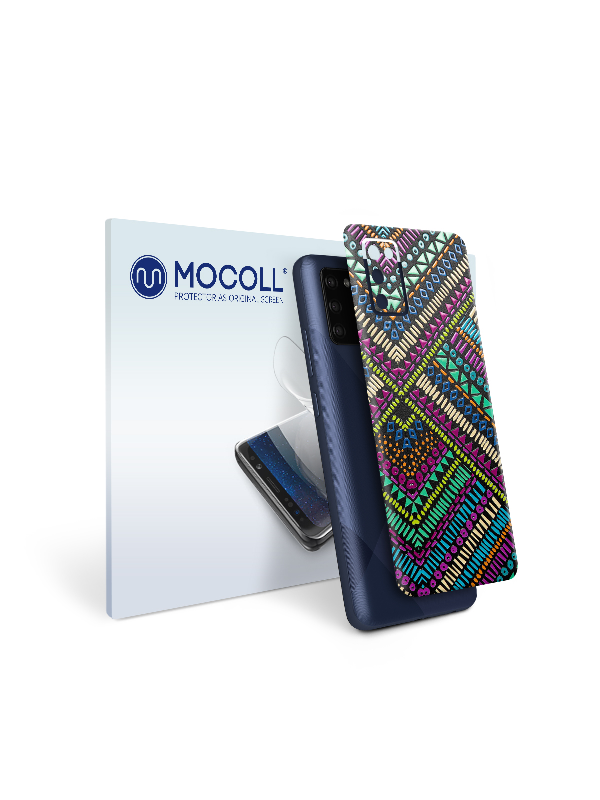 

Пленка защитная MOCOLL для задней панели Samsung Galaxy A02S Богемный узор Бохо