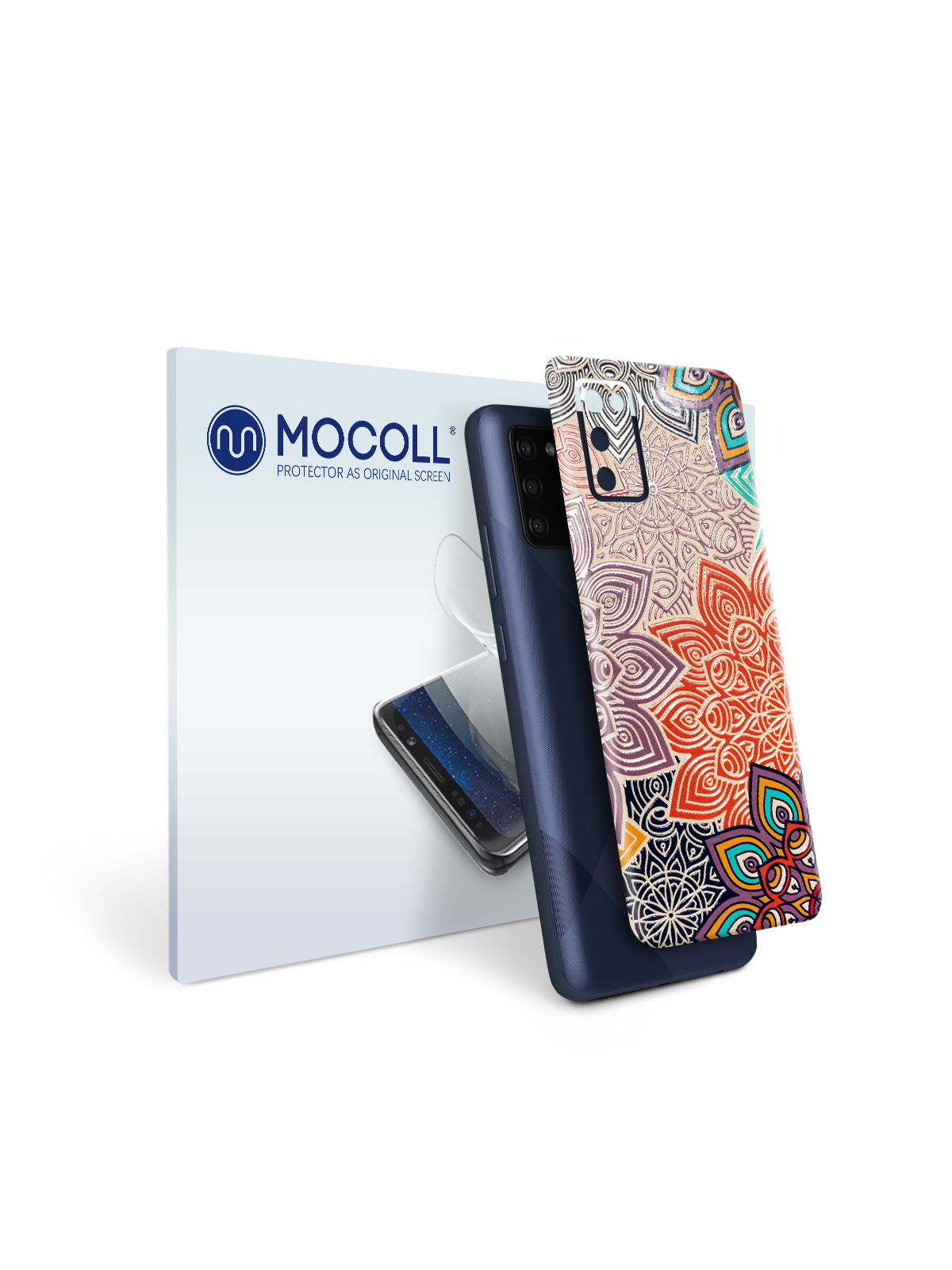 

Пленка защитная MOCOLL для задней панели Samsung Galaxy A02S Богемный узор Мандала