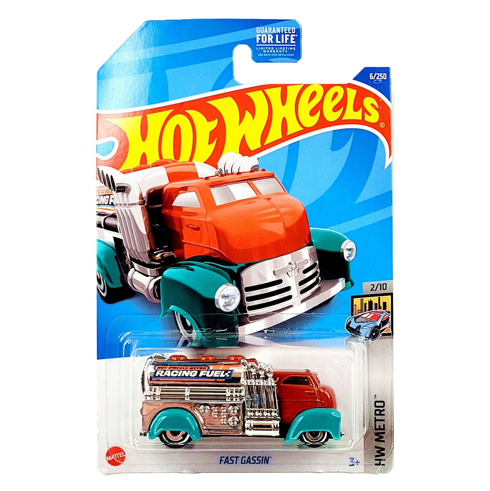 фото Машинка hot wheels fast gassin кирпичная кабина c4982/hcw57