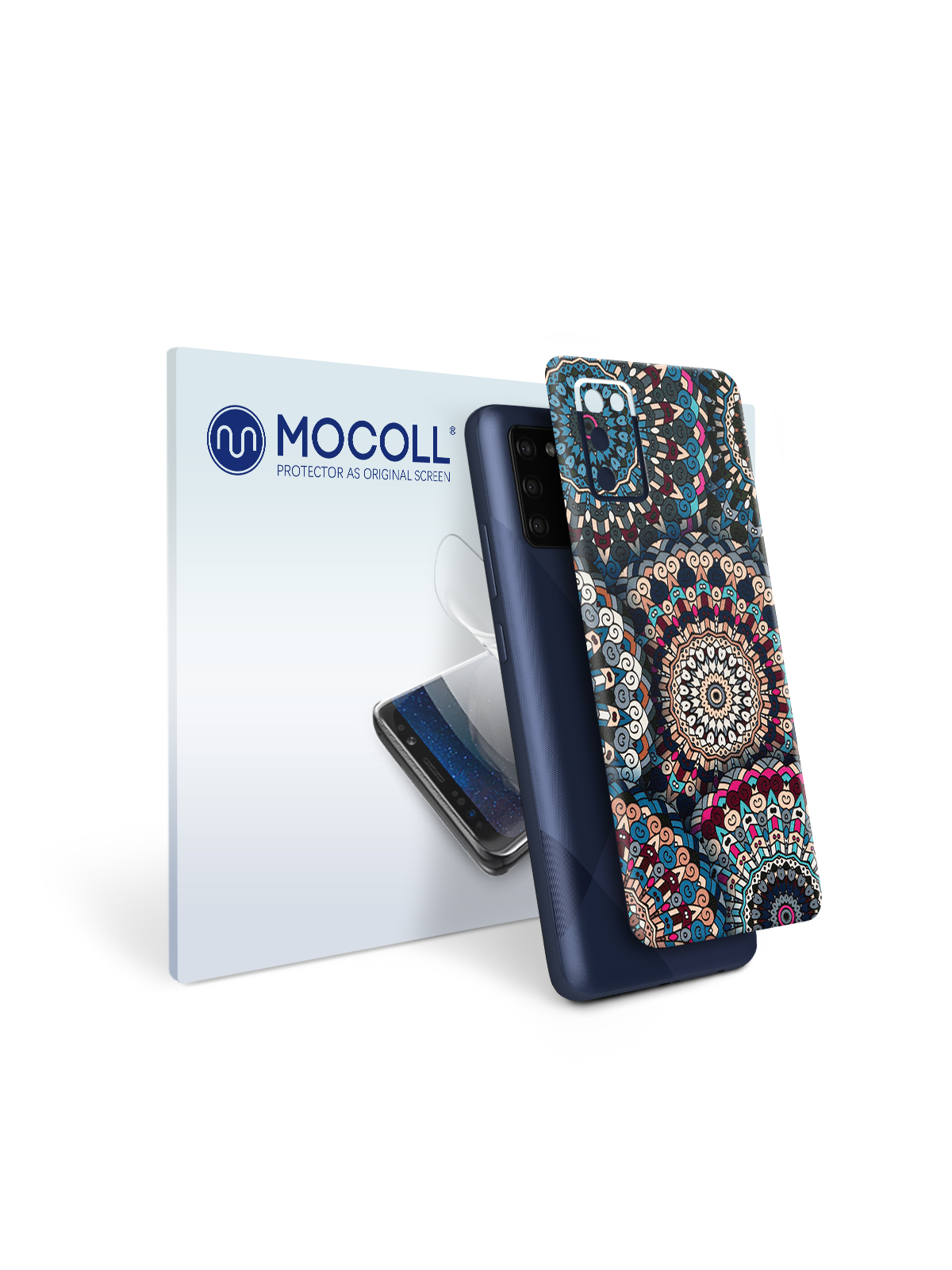 

Пленка защитная MOCOLL для задней панели Samsung Galaxy A02S Богемный узор Искон