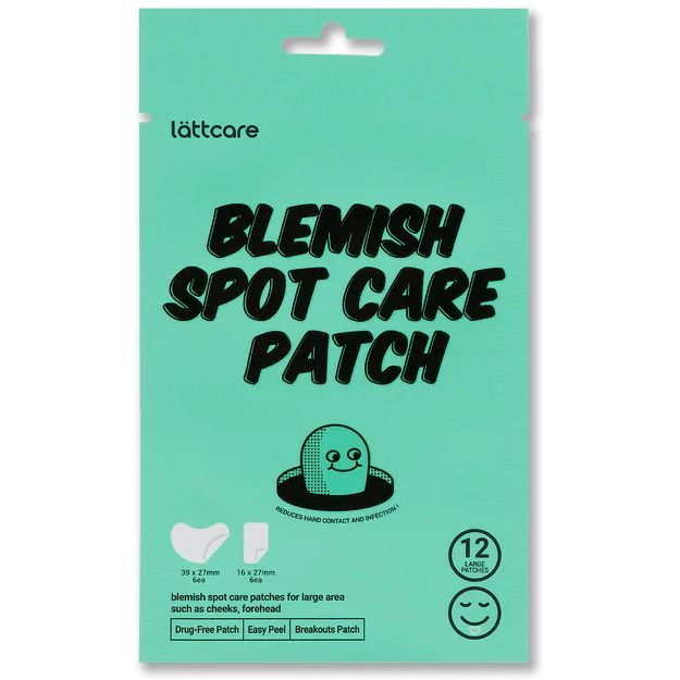 Патчи точечные от прыщей Lattcare Blemish Spot Care Patch 12 шт