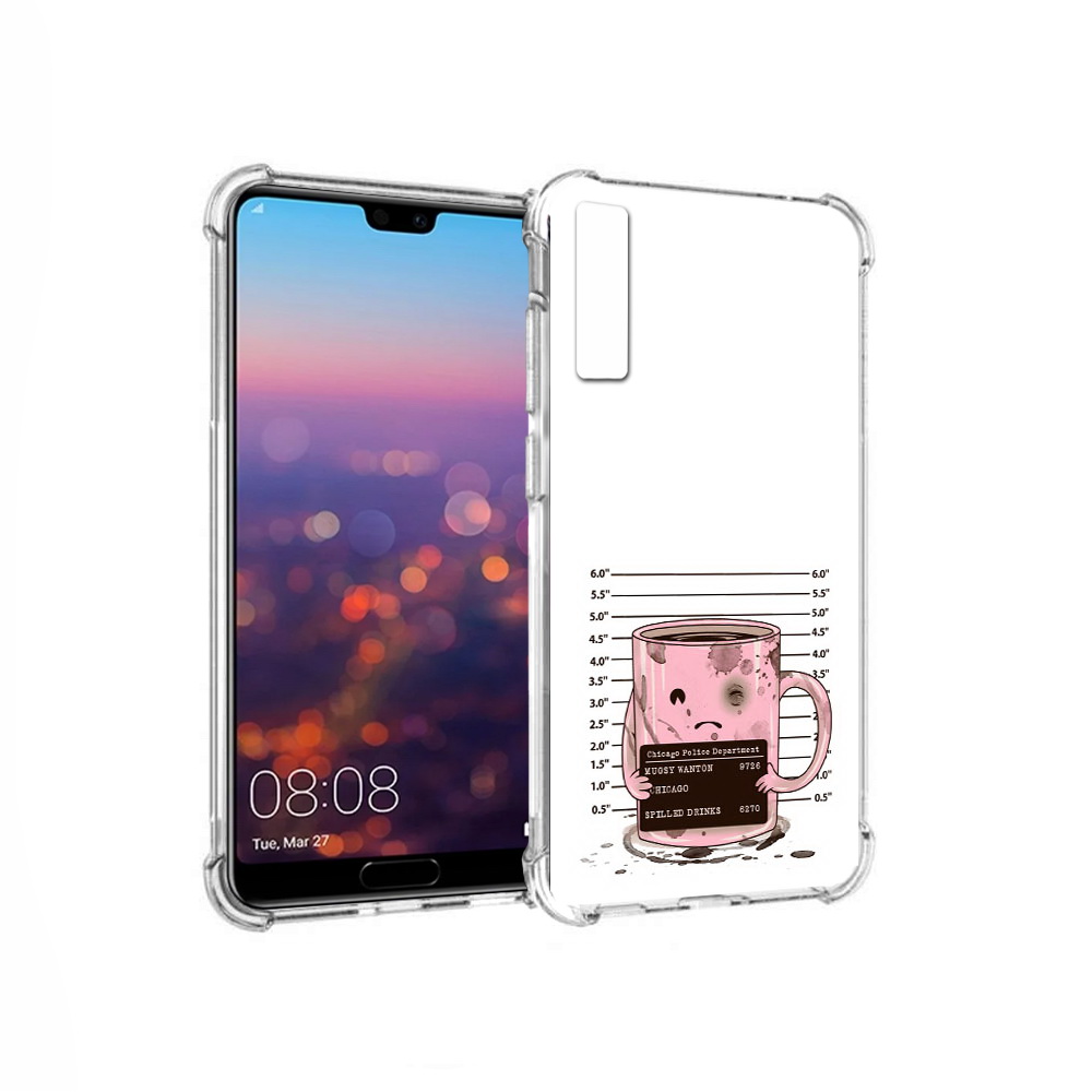 

Чехол MyPads Tocco для Huawei P20 Pro кружка (PT108144.28.420), Прозрачный, Tocco
