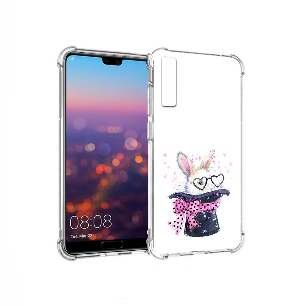 Чехол MyPads Tocco для Huawei P20 Pro кролик в шляпе (PT108144.28.418)