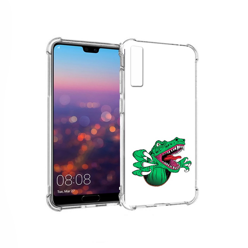 

Чехол MyPads Tocco для Huawei P20 Pro крокодил (PT108144.28.417), Прозрачный, Tocco
