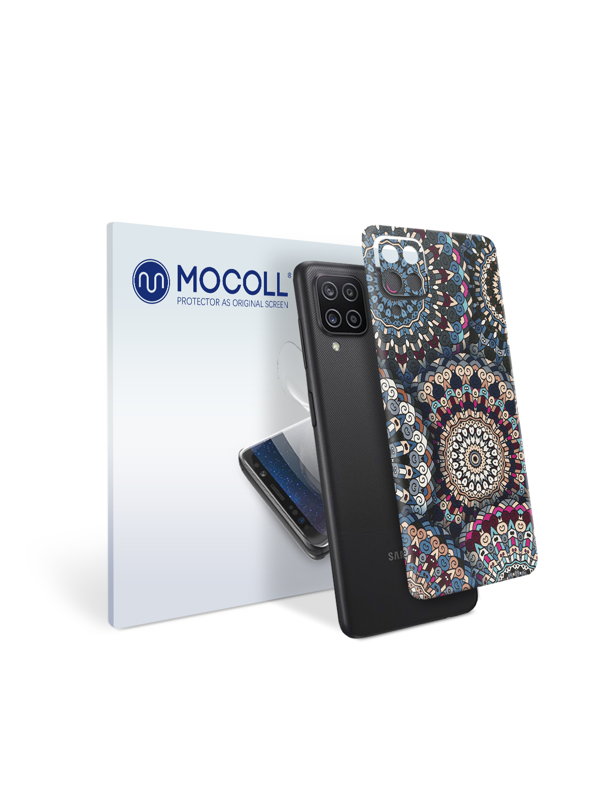 

Пленка защитная MOCOLL для задней панели Samsung Galaxy A12 Богемный узор Искон
