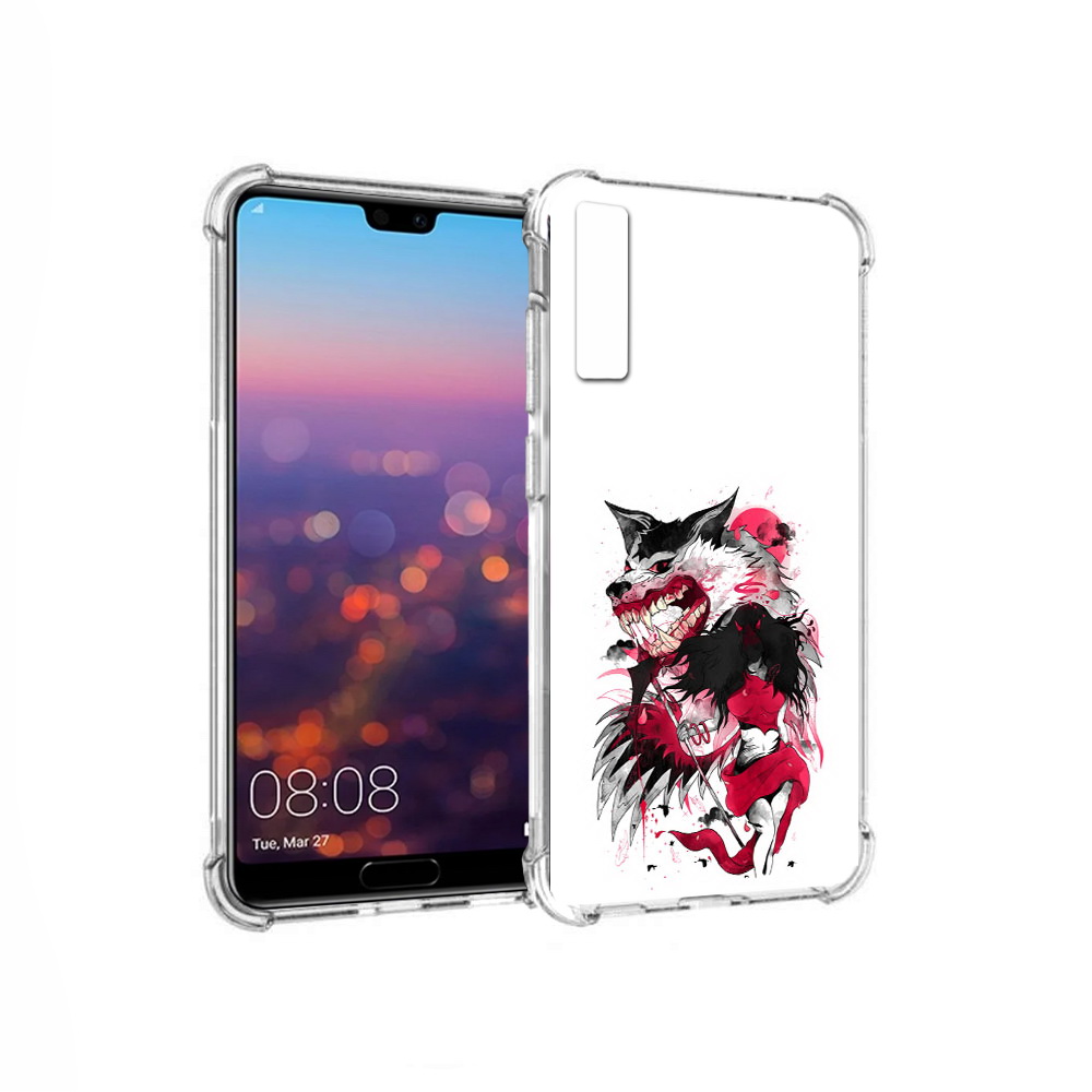 

Чехол MyPads Tocco для Huawei P20 Pro красная шапочка (PT108144.28.410), Прозрачный, Tocco