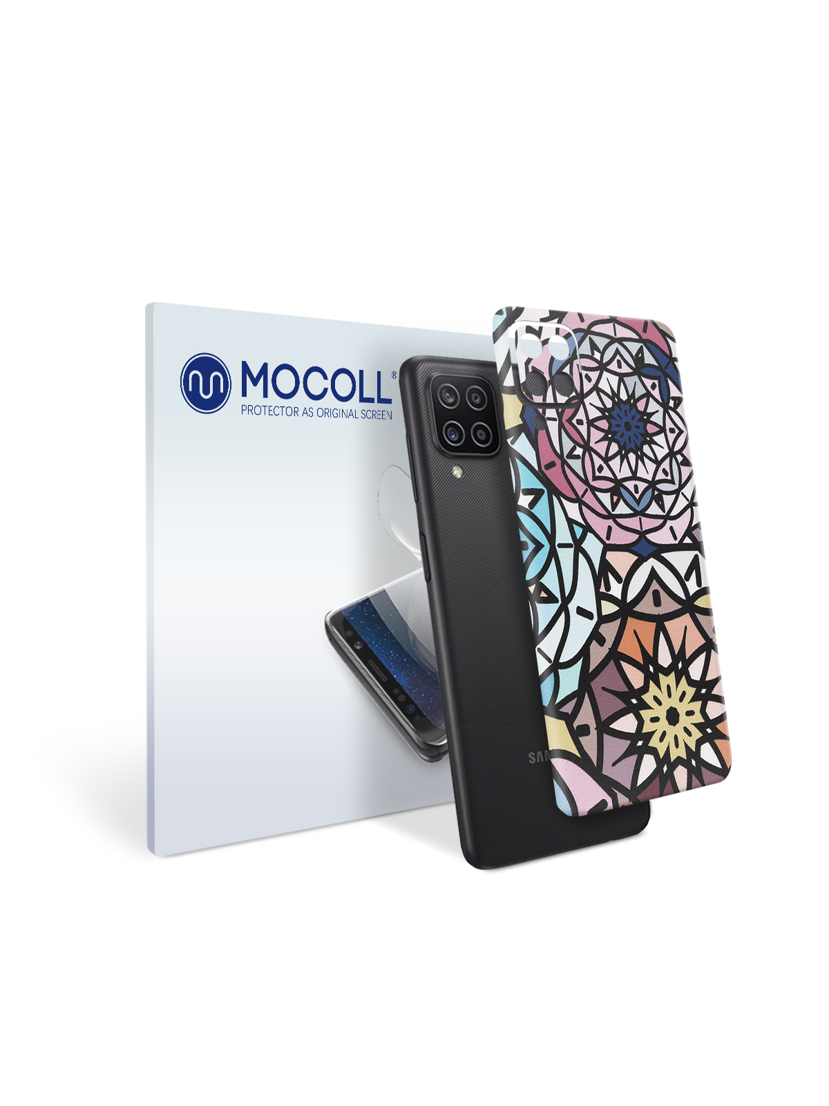 

Пленка защитная MOCOLL для задней панели Samsung Galaxy A12 Богемный узор Сюзане