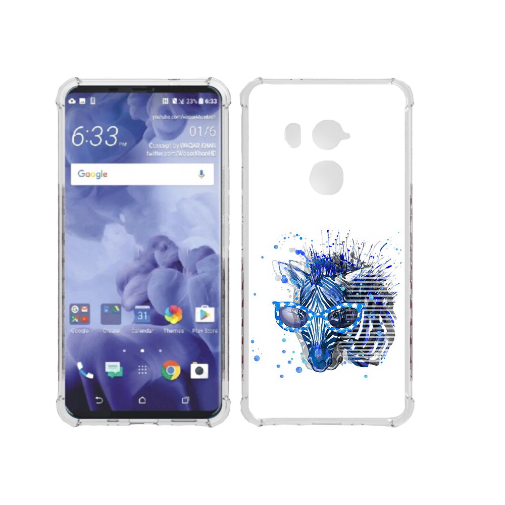 

Чехол MyPads Tocco для HTC U11 Plus расплывчатая зебра, Прозрачный, Tocco