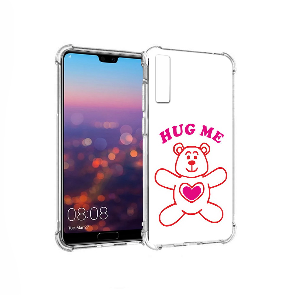 

Чехол MyPads Tocco для Huawei P20 Pro 14 февраля обними меня (PT108144.28.4), Прозрачный, Tocco