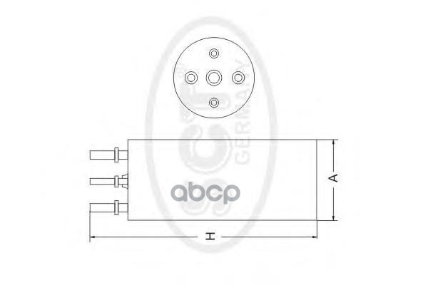 фото Топливный фильтр st6081 vw transporter v. vi 03-. 15-. touareg 2.5d 03-10 sct арт. st 6081