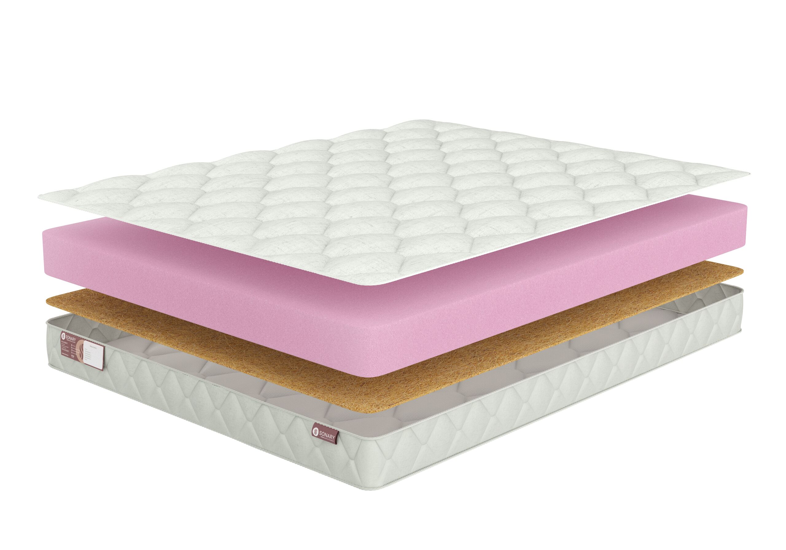 

Матрас Sonary Solid Tomar 215х170, Белый, Tomar