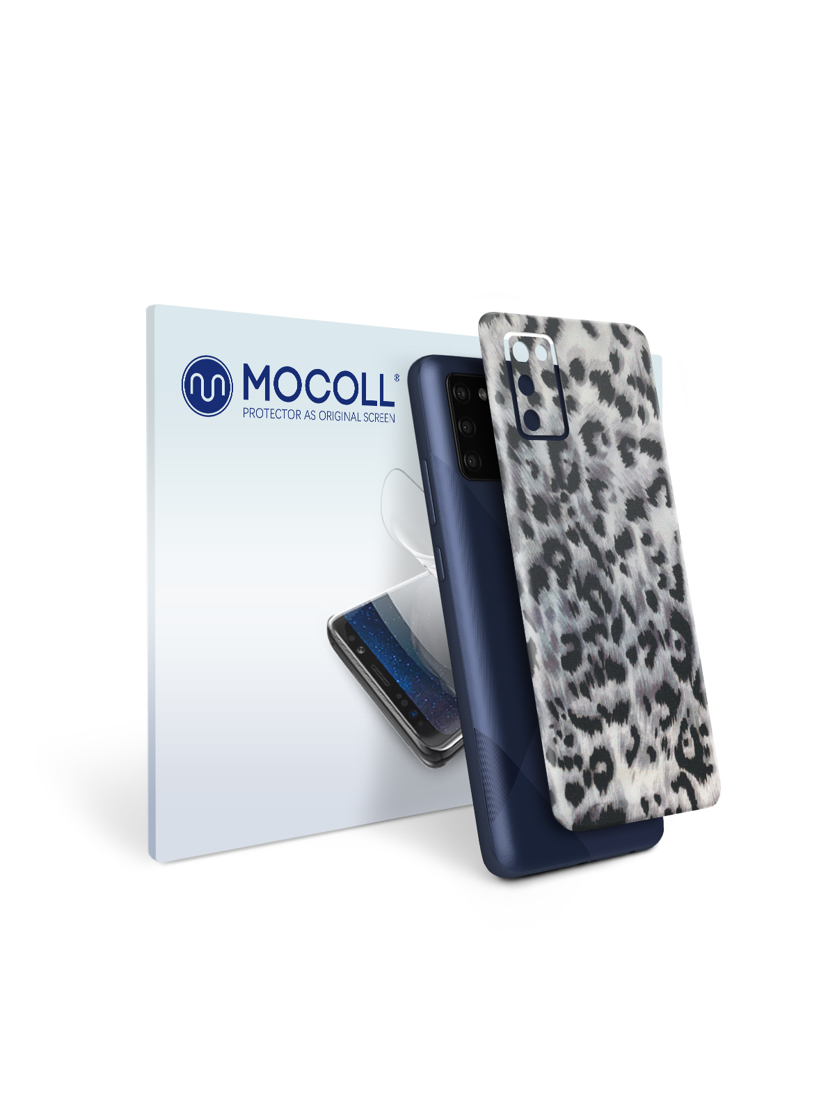 

Пленка защитная MOCOLL для задней панели Samsung Galaxy A02S Снежный барс