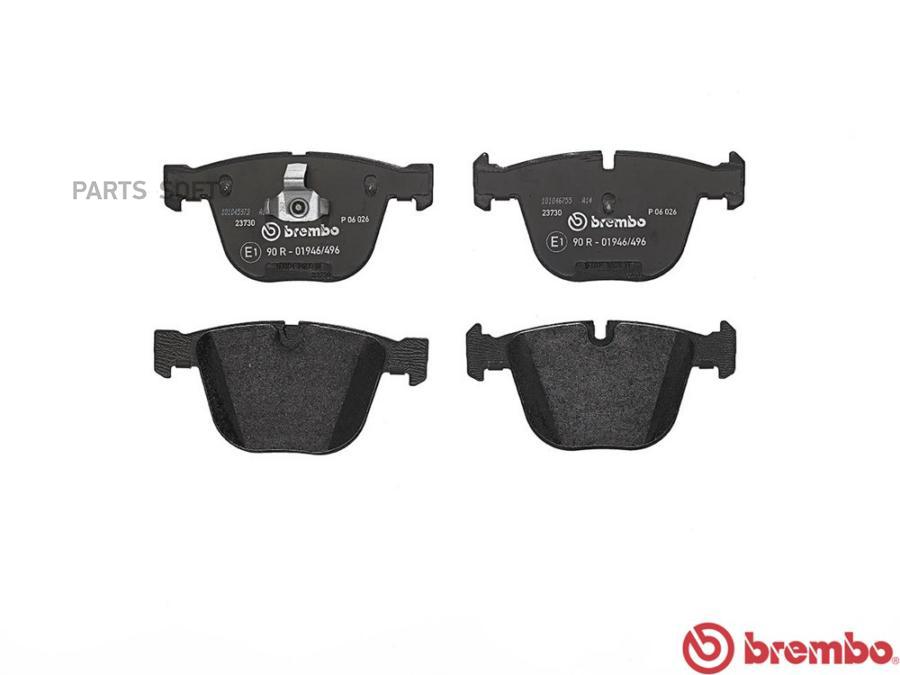 

Тормозные колодки brembo P06026