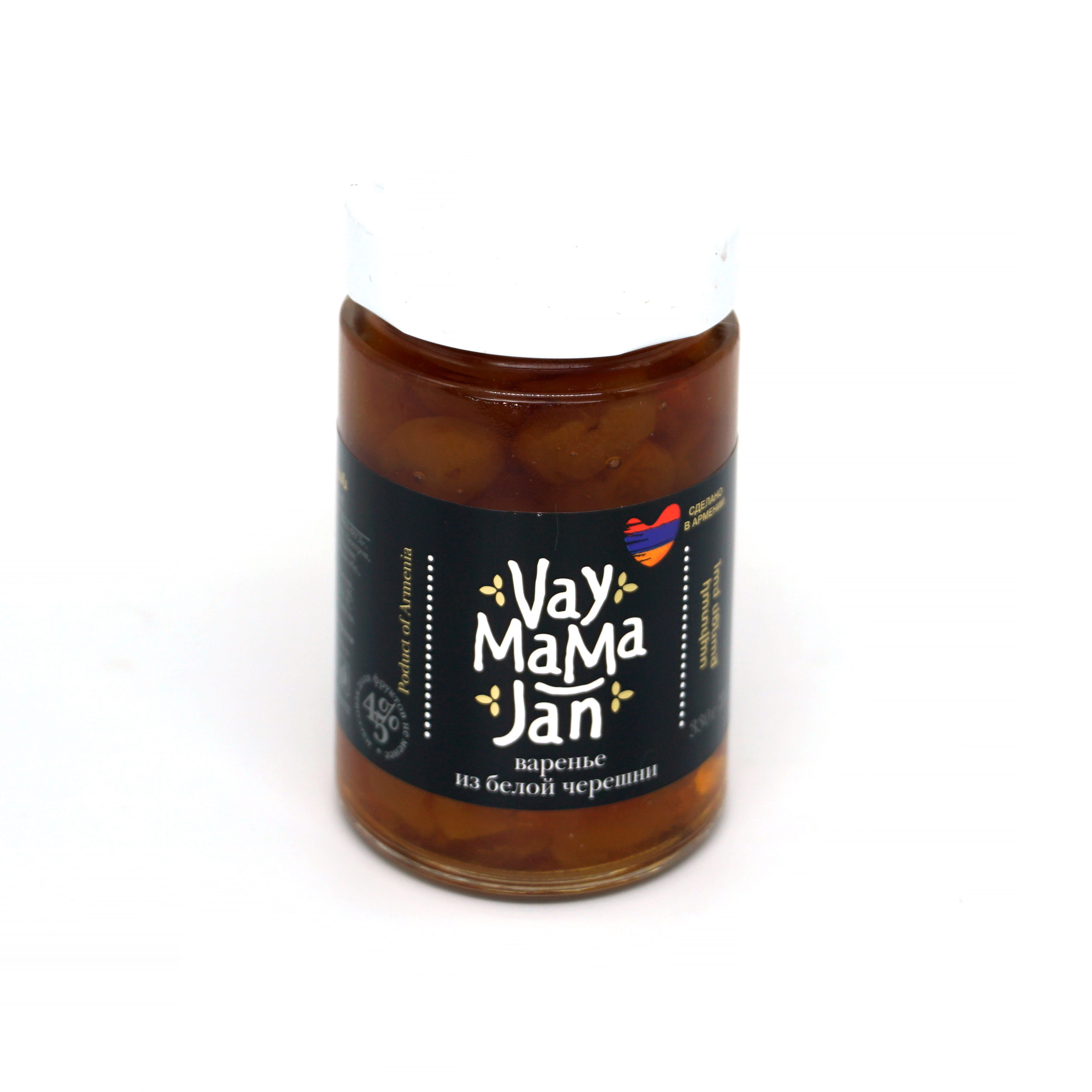 

Варенье Vay Mama Jan из белой черешни, 330 г
