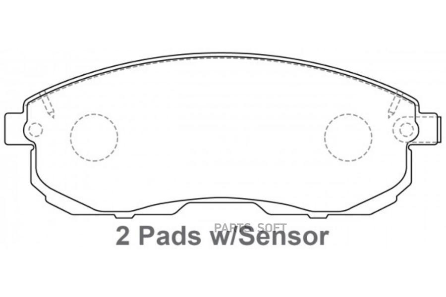 

Тормозные колодки NiBK PN2201