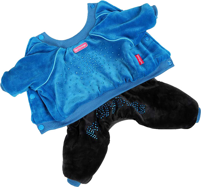 

Костюм для собак FOR MY DOGS 148SS-2014, унисекс, синий, 16, длина спины 33 см, 148SS-2014 B
