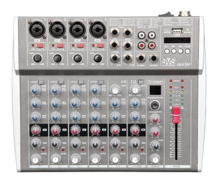 

Микшерный пульт SVS Audiotechnik AM-8 DSP аналоговый, 521787