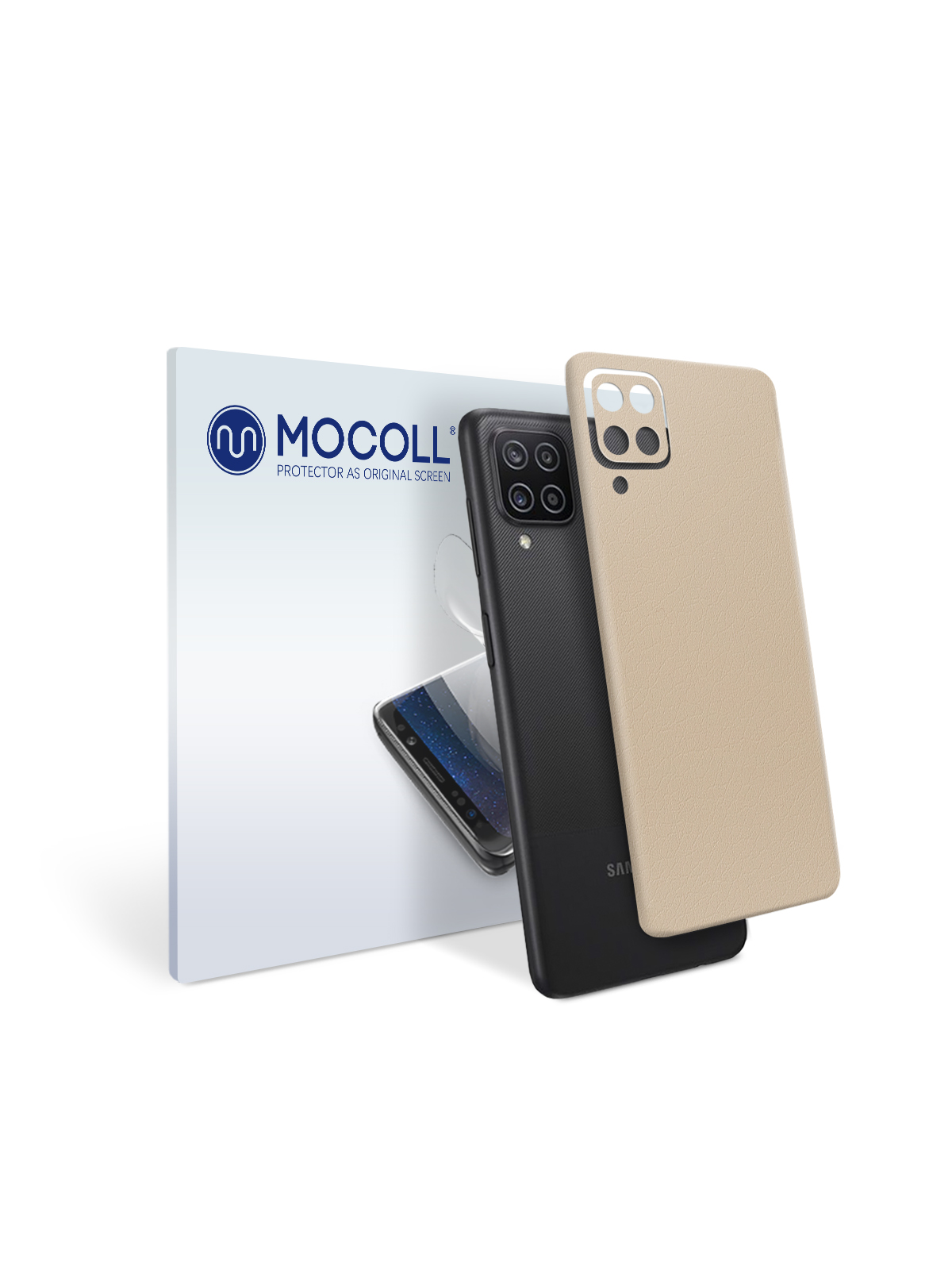 

Пленка защитная MOCOLL для задней панели Samsung Galaxy A42 5G Кожа Белая