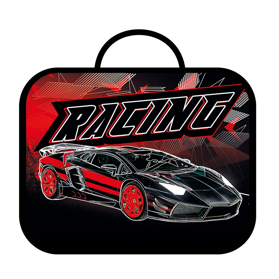 Сумка с ручками Пчёлка А4 текстиль широкая Racing твердое дно